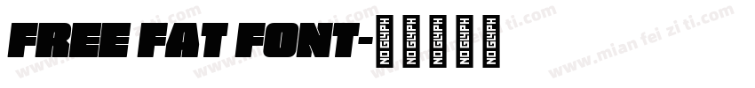 free fat font字体转换